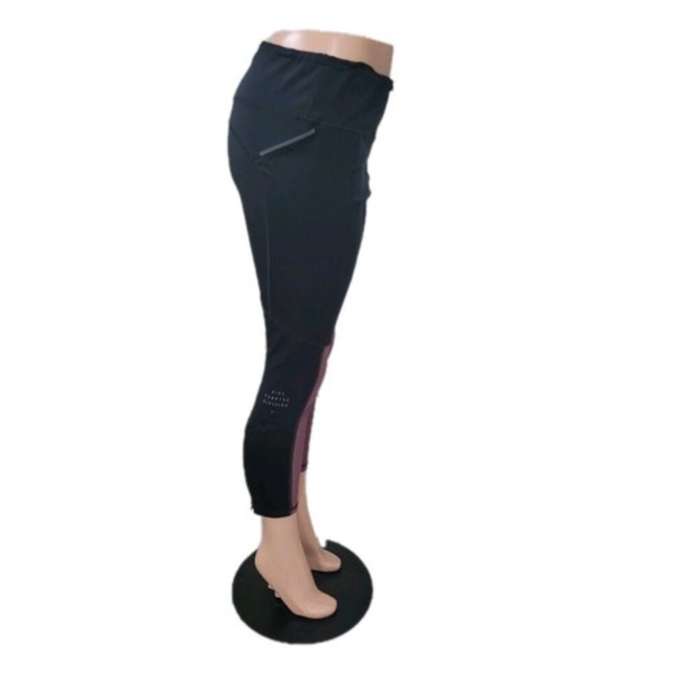 Nike Dri-FIT ADV Run Division Epic Luxe 7/8 Tight Women's Size XL Black Maroon - Picture 5 of 14